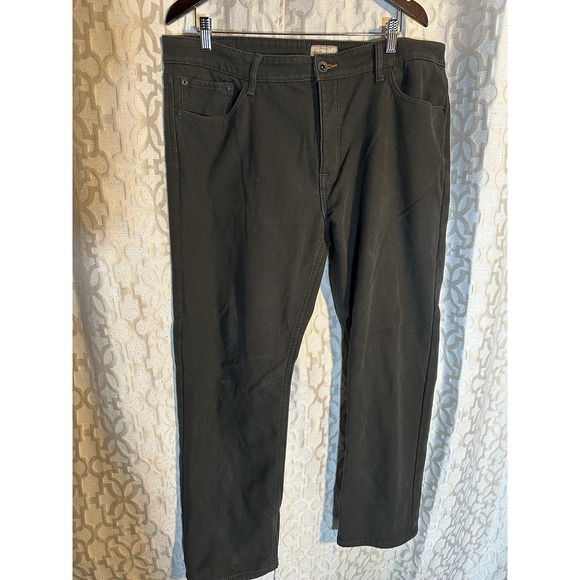 Weatherproof Vintage Flex Utility Pants Mens Relaxed Stretch Canvas Black 40/30 - Picture 1 of 12